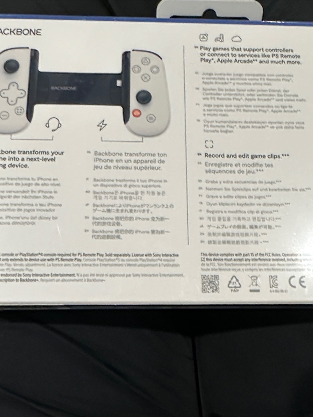 Sony PlayStation Backbone Lightning Mobile Controller - White - Picture 2 of 2